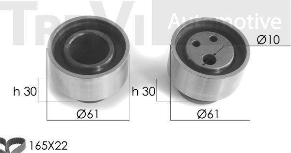 TREVI AUTOMOTIVE Zobsiksnas komplekts KD1066